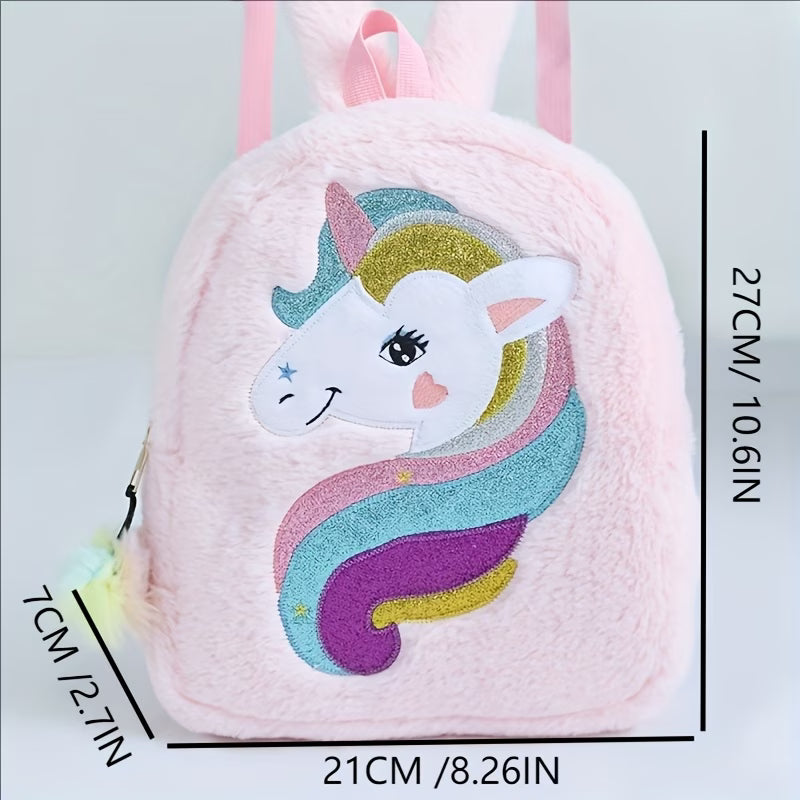 Vaikiška kuprinė darželiui su spalvingu vienaragiu