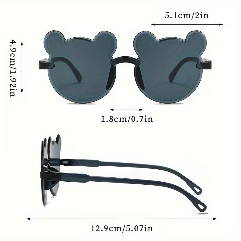 Saulės akinių rinkinys mergaitėms 6 vnt.