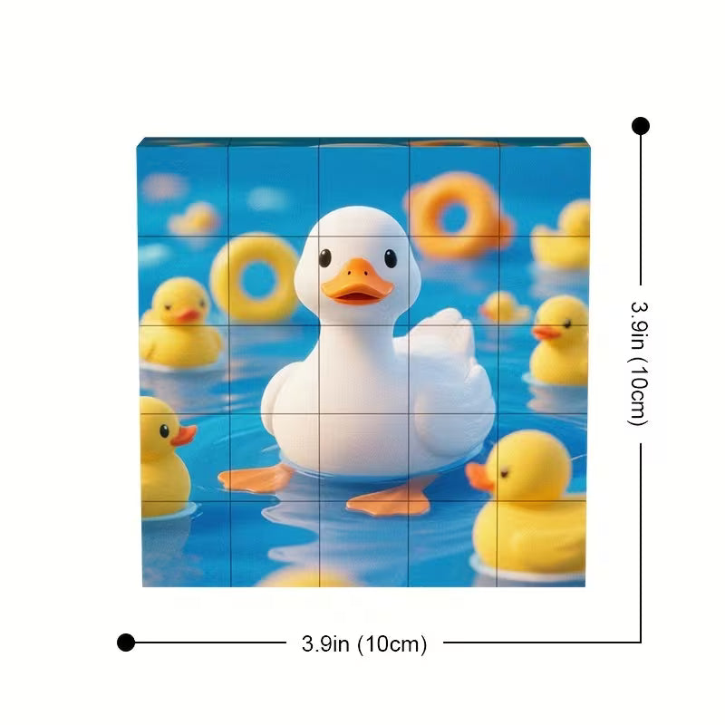 6 skirtingų paveikslėlų magnetinė dėlionė