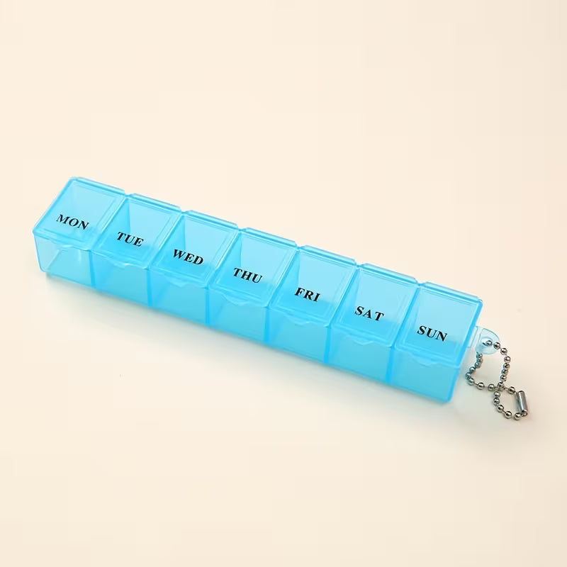 Vaistų dėžutės organizatorius 7 dienoms