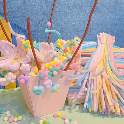 spalvotos kūrybinės vielutės vaikams – edukaciniai rankdarbiai ir žaidimai