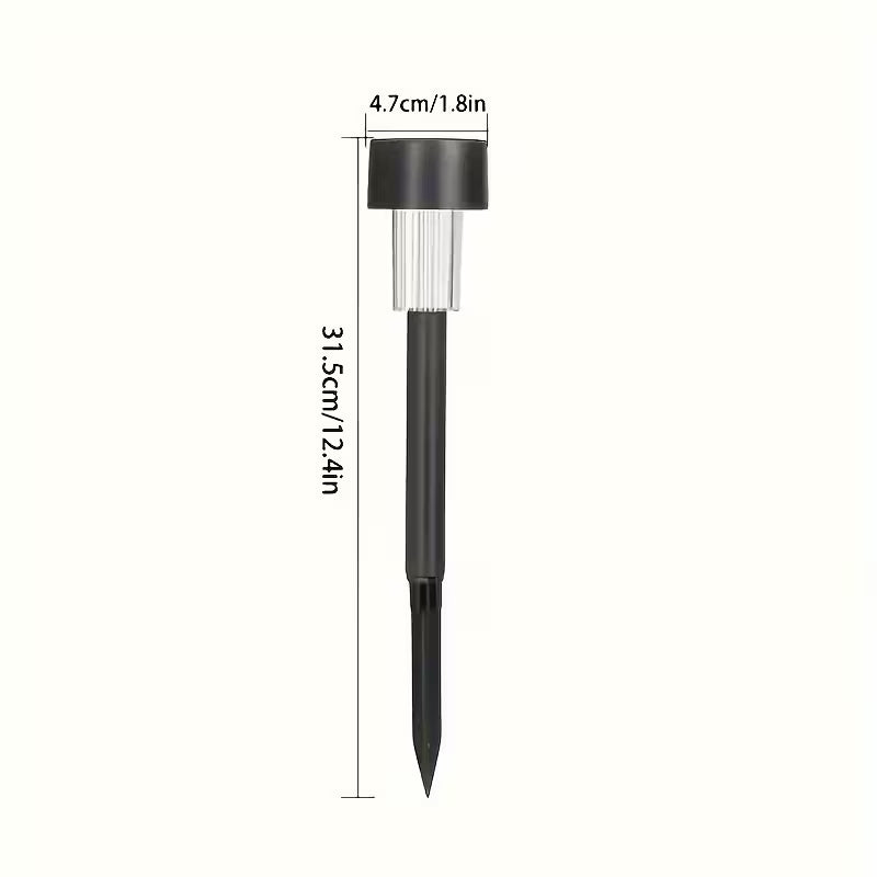 Saulės energija įkraunami sodo šviestuvai takeliams – 10 vnt.