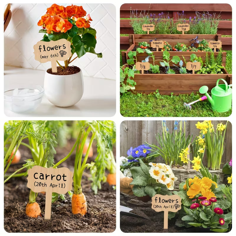 augalų žymekliai 20 vnt – sodinimo etiketės augalų identifikavimui