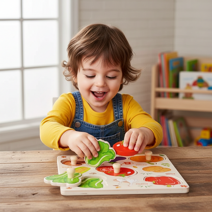 5 dalių medinė vaikiška delionė