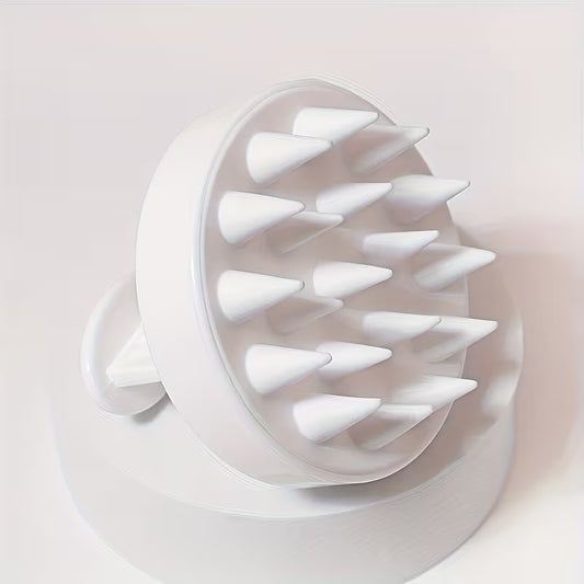 galvos odos masažuoklis „Sveiki plaukai“ – silikoninis šepetys plaukų priežiūrai