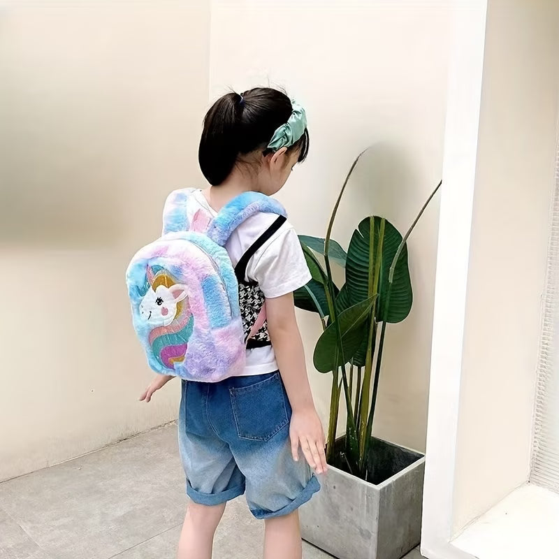 Maža vaikiška kuprinė su vienaragiu ir minkštu paviršiumi