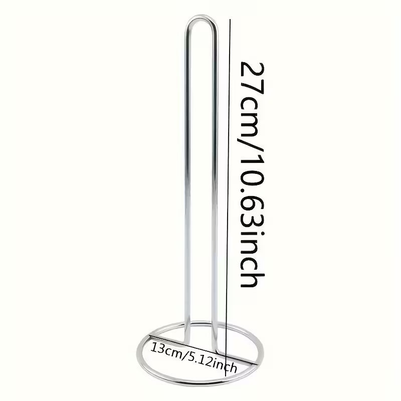 Popierinių rankšluosčių laikiklis nerūdijančio plieno juodos spalvos  virtuvei ar voniai