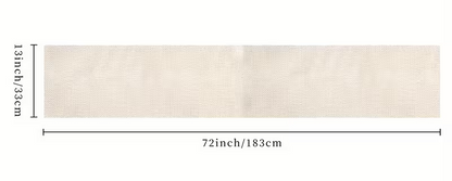 Šventinis Velykų stalo takelis su dekoratyviniu užrašu