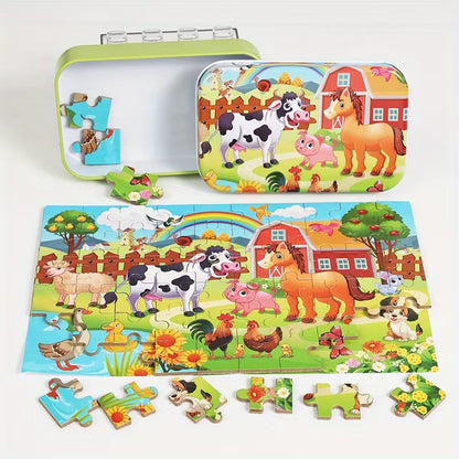 Vaikiška dėlionė skatinanti loginį mastymą 