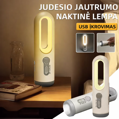 naktinė pakraunama usb krovimu lempa