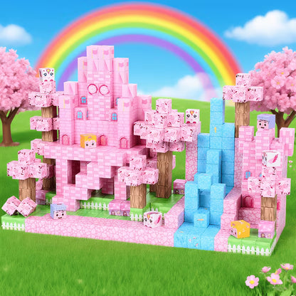 Spalvoti magnetiniai blokai