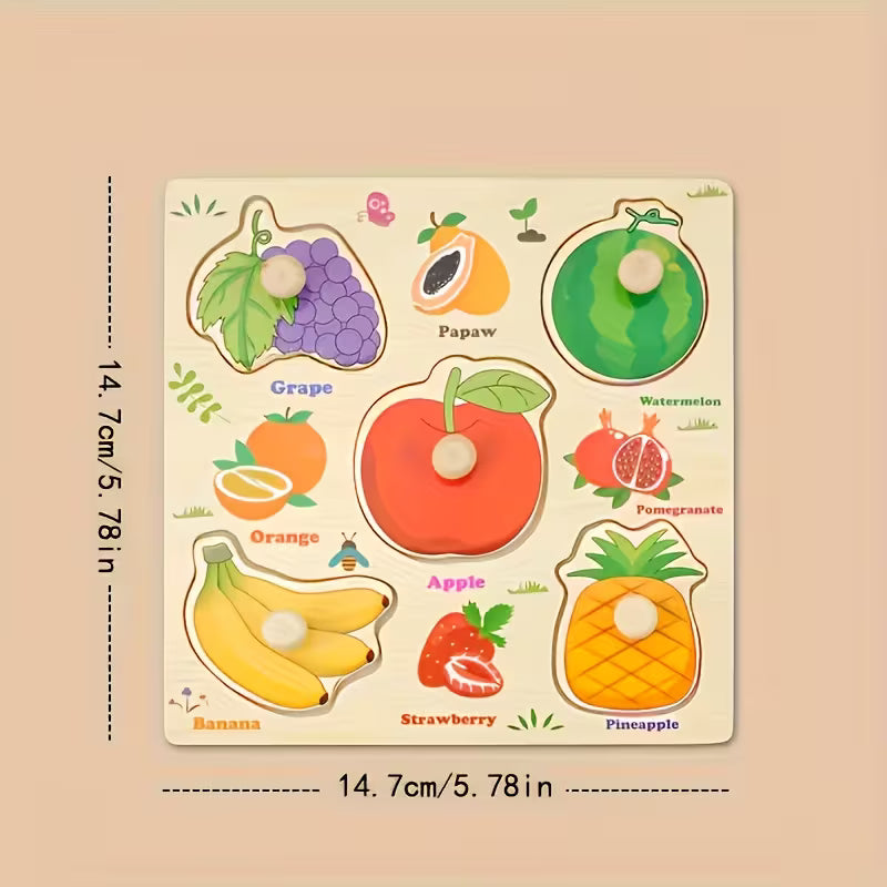 Medinė vaikiška dėlionė