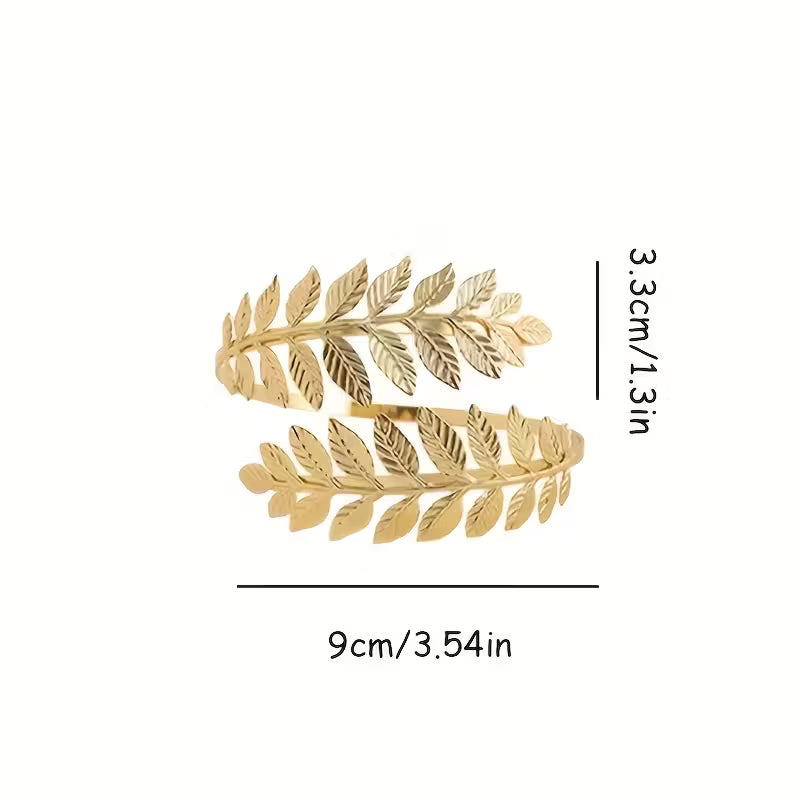 Prabangūs užuolaidų laikikliai su lapų motyvu interjero dekorui