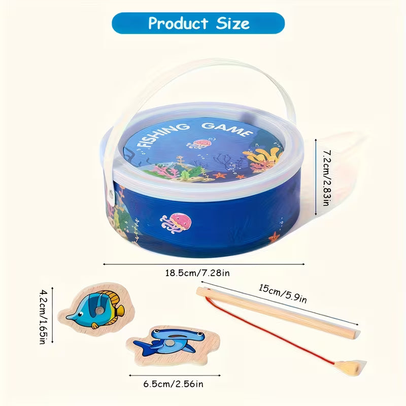 Magnetinė žvejyba vaikams – žaidimų rinkinys koordinacijai ir motorikai lavinti